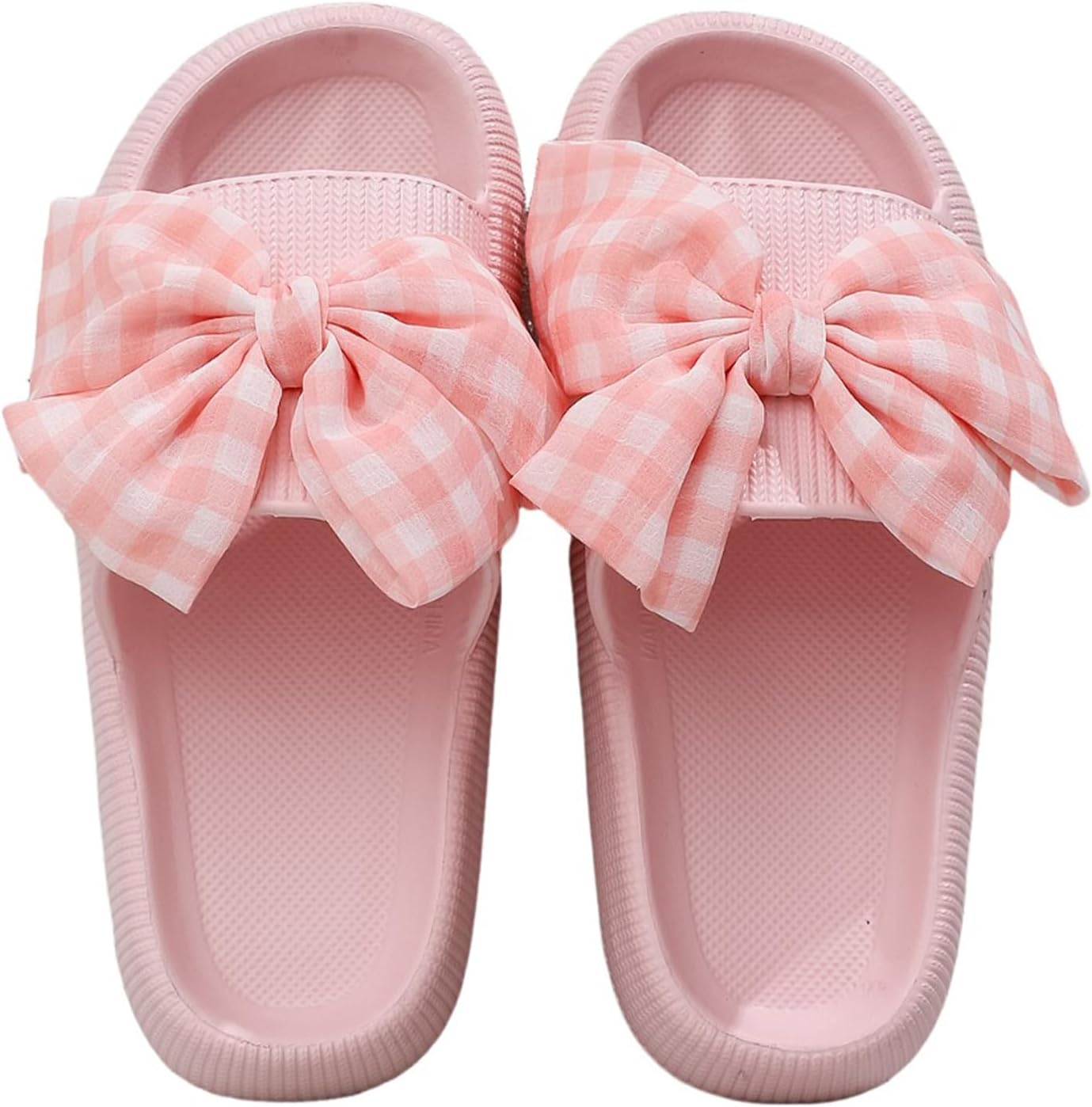 

Женские и мужские тапочки Cloud, шлепанцы для бассейна, душевые, пляжные сандалии, тапочки для ванной, с толстой подошвой, противоскользящие, удобные Nmhoo, розовый