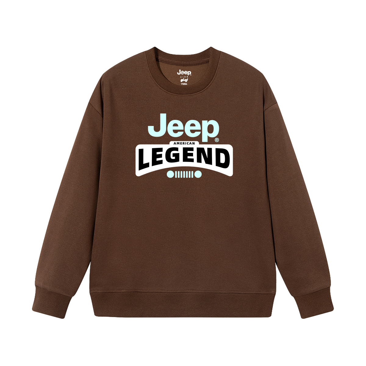 

Детский свитшот с круглым вырезом Moderate Jeep, coffee
