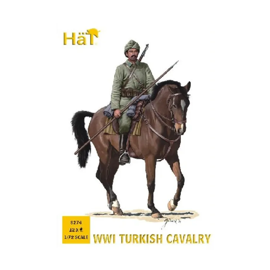 

Турецкая кавалерия времен Первой мировой войны, Historical Plastic Military Figures - WWI (1:72) (Hat Industries)