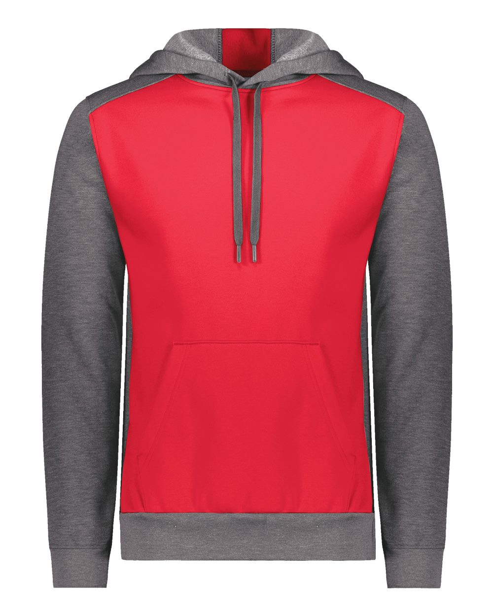 

Мужская трехсезонная флисовая толстовка с капюшоном Eco Revive Triblend Augusta Sportswear, цвет scarlet/ carbon heather