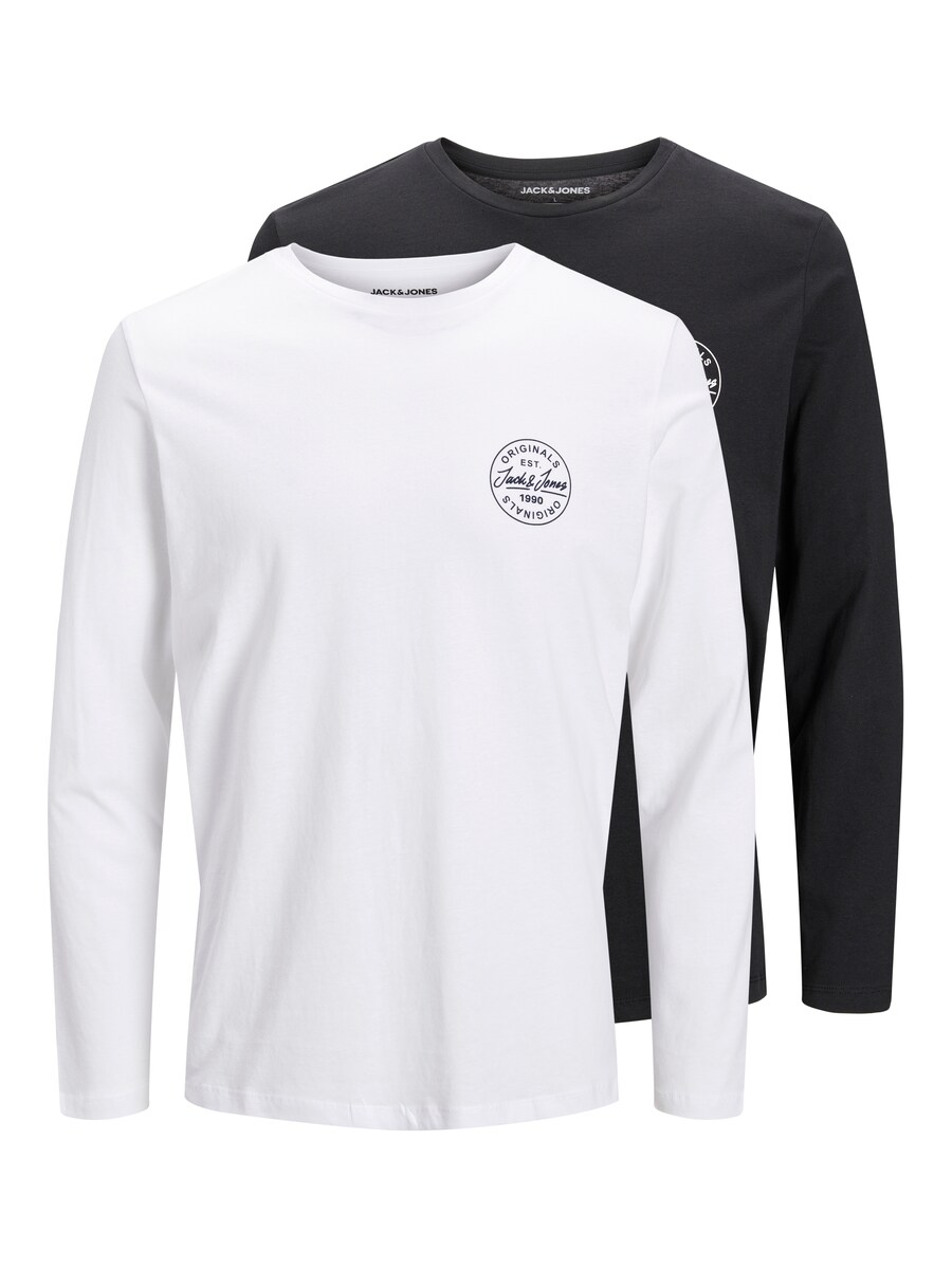 

Рубашка JACK & JONES JJMore, черный/белый