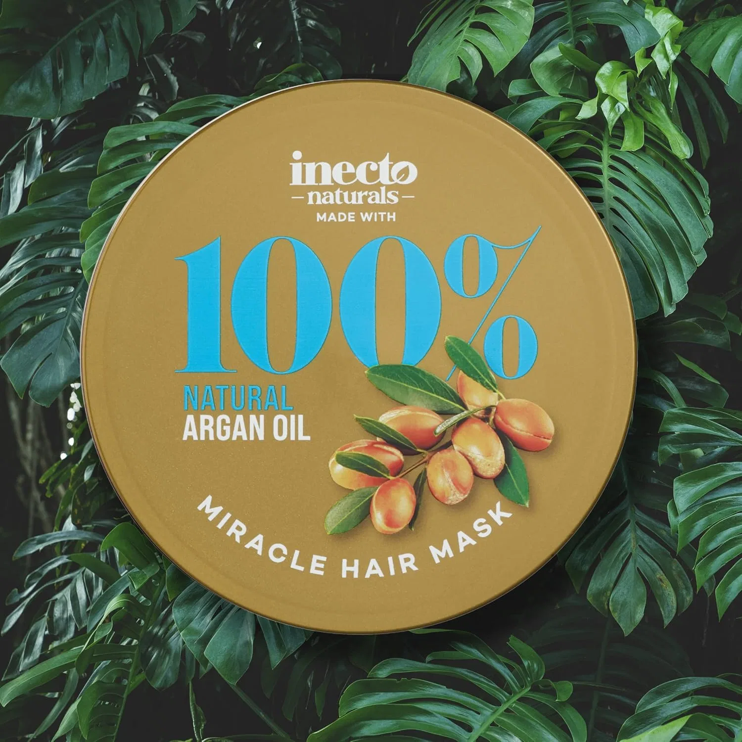 Маска для волос INECTO Glossy Shine Argan Miracle 450 мл Inecto — фото 2