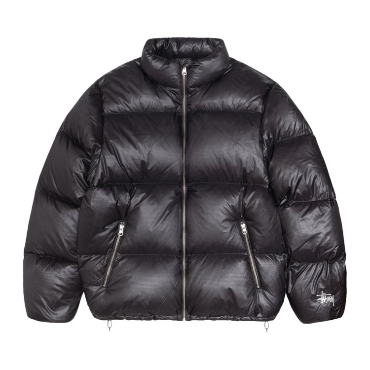 

Топ Stussy Down Puffer Parachute Ripstop, черный