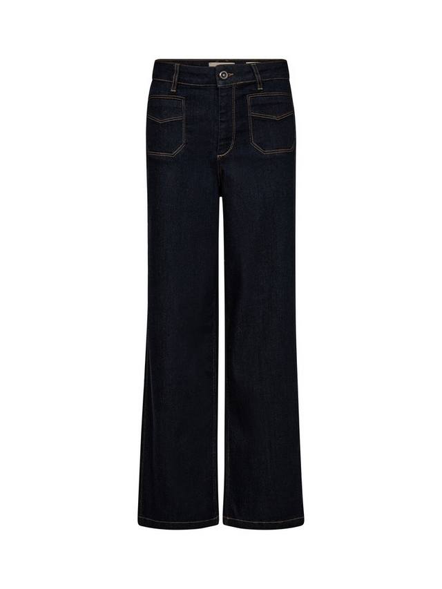 

MMColette Deluxe джинсы Wide Leg из смесового денима MOS MOSH, Navy