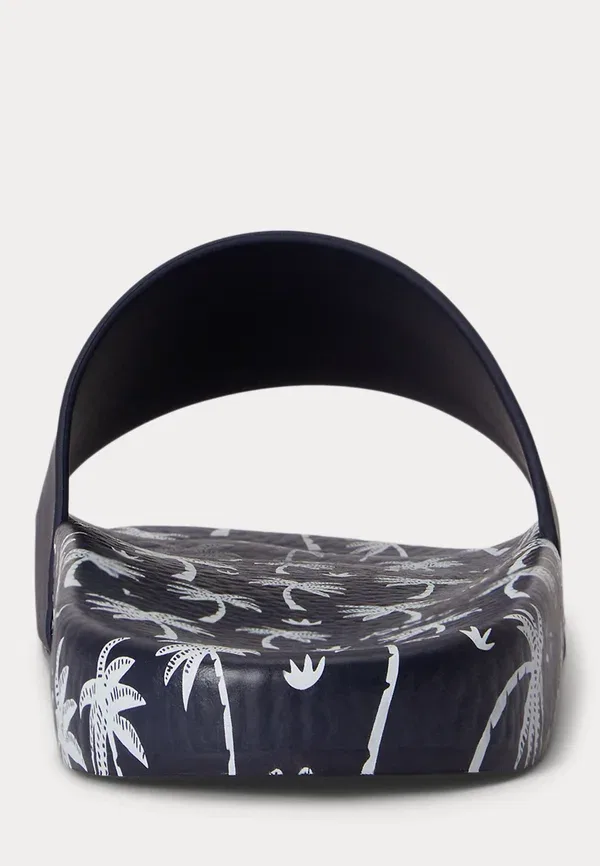 Сланцы Polo Ralph Lauren Floral Print Slide Pool Slides, темно-синий — фото 3