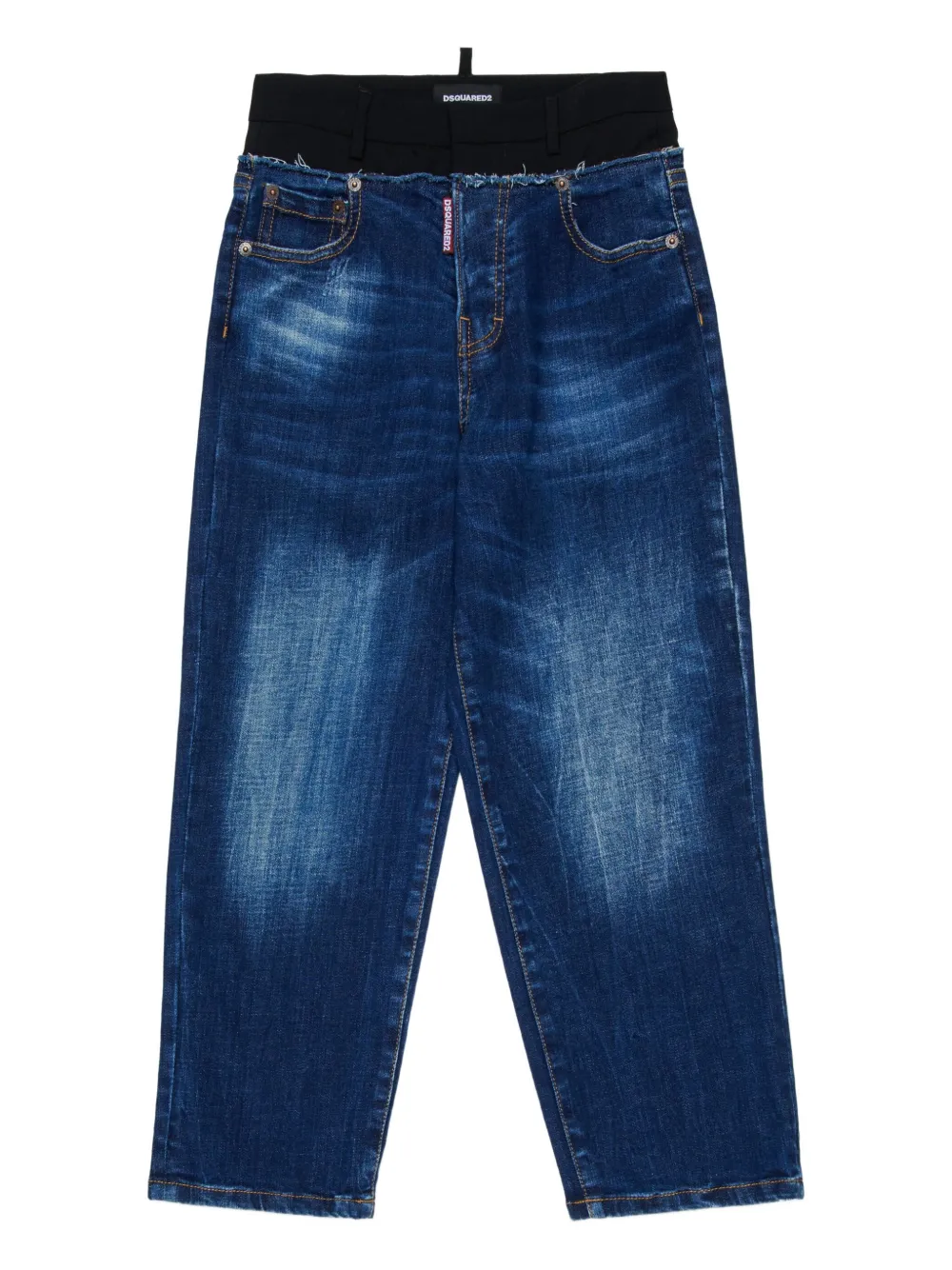

Джинсы со вставками DSQUARED2 KIDS, синий