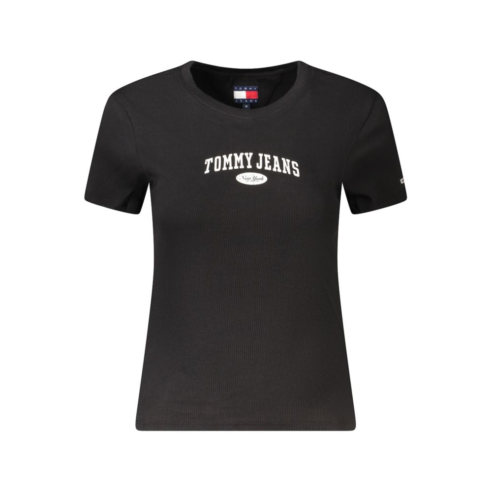 

Черные хлопковые топы и футболки Tommy Hilfiger