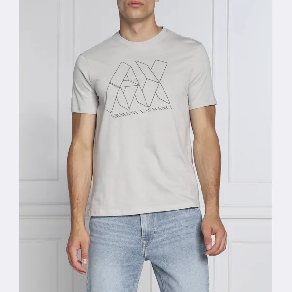 

Облегающая футболка Armani Exchange, серый