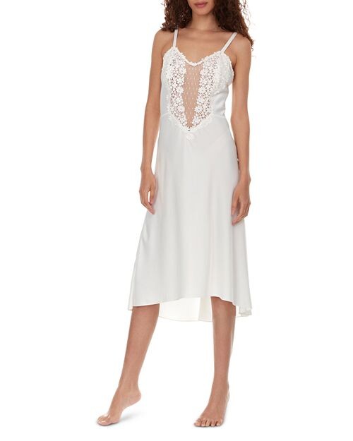

Атласная ночная рубашка Showstopper Flora Nikrooz, цвет Ivory/Cream