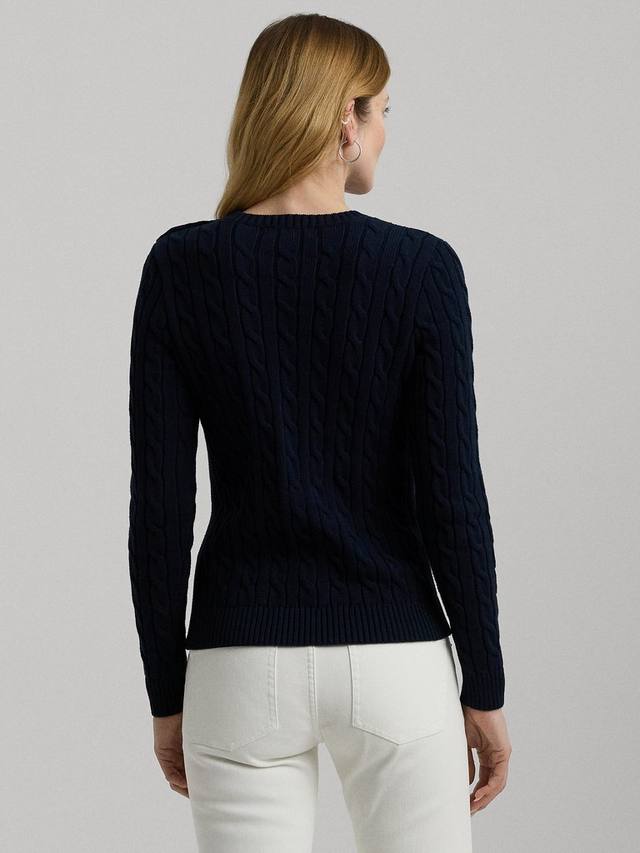 Джемпер кабельной вязки montiva Ralph Lauren, цвет Lauren Navy — фото 2