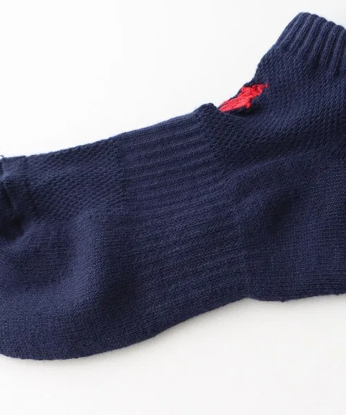 Женские носки для кроссовок POLO RALPH LAUREN из органического хлопка с махровой подошвой, модель 03207894 — фото 4