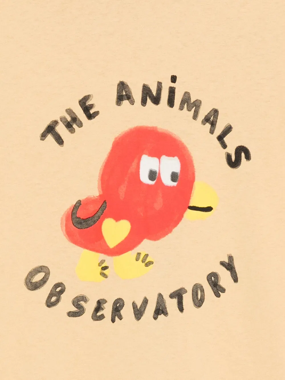 Футболка с графическим принтом The Animals Observatory, желтый — фото 3