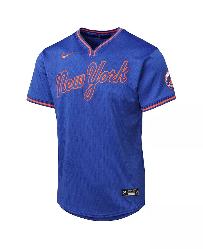 Футболка Royal New York Mets Limited для больших мальчиков и девочек Nike — фото 2