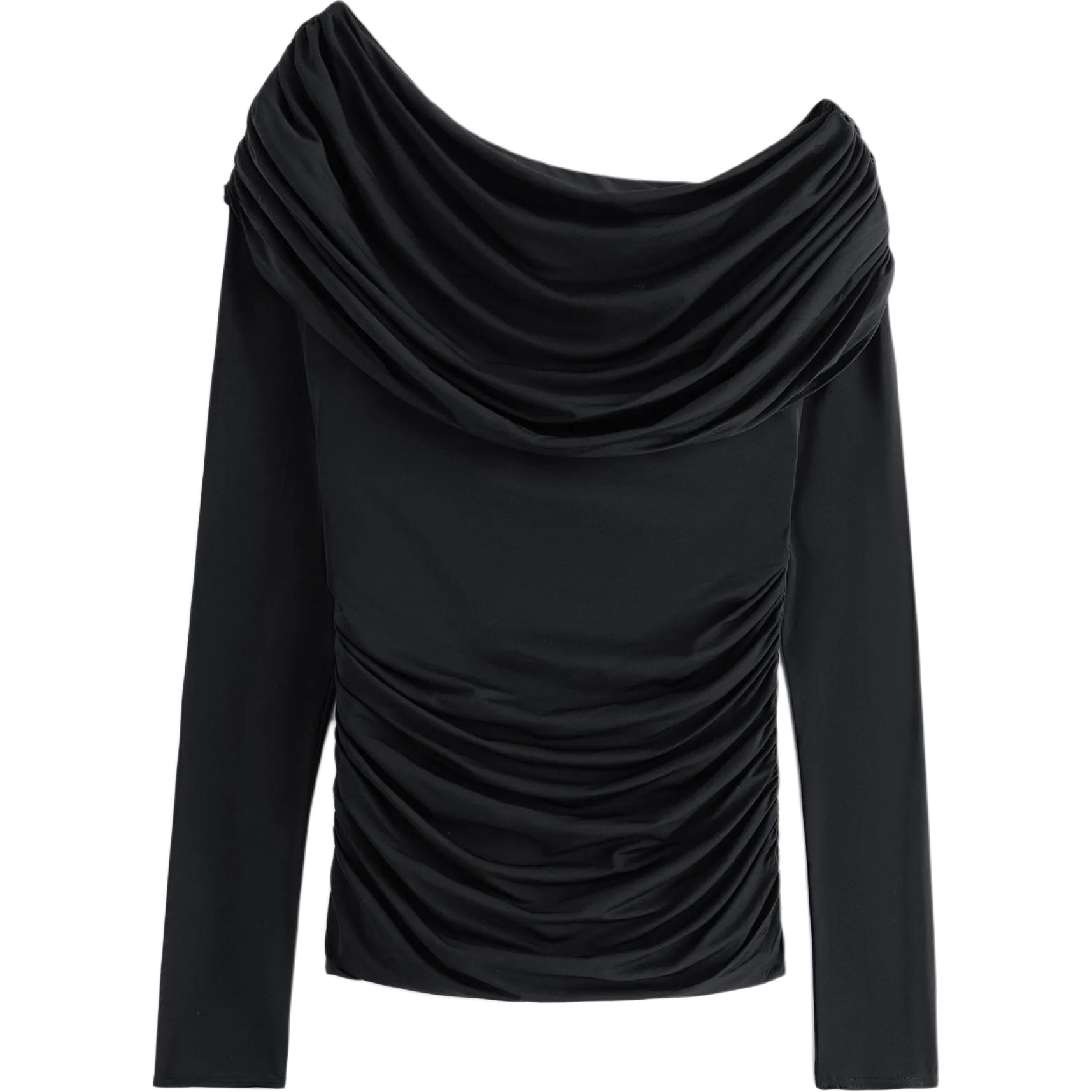 

Abercrombie＆Fitch Футболка женская черная