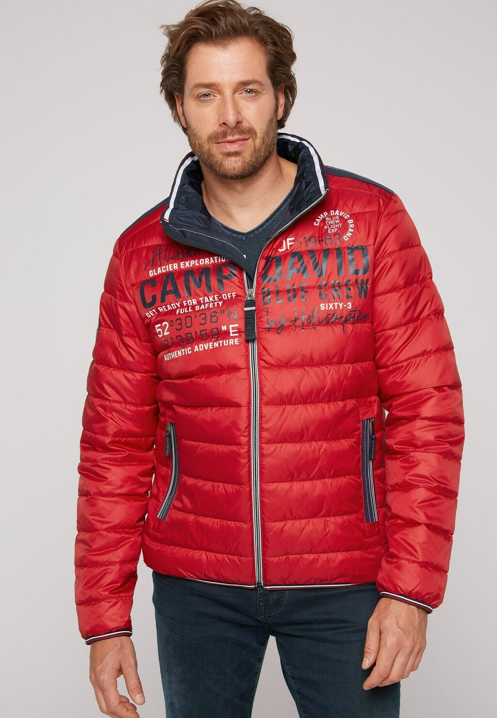 

Зимняя куртка UND TAPES Camp David, цвет royal red, Красный, Зимняя куртка UND TAPES Camp David, цвет royal red