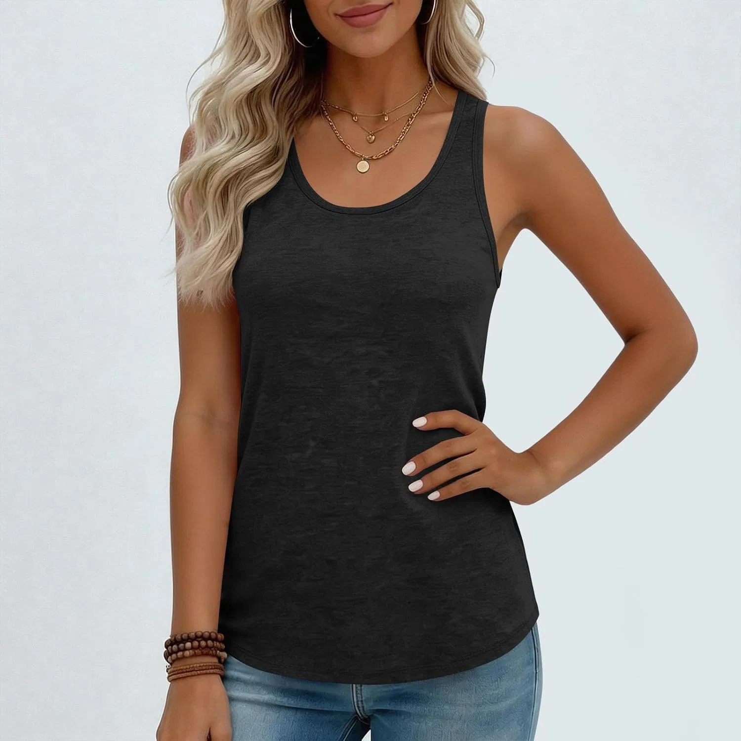 Топ для тренировок Racerback Mesh Black — фото 2