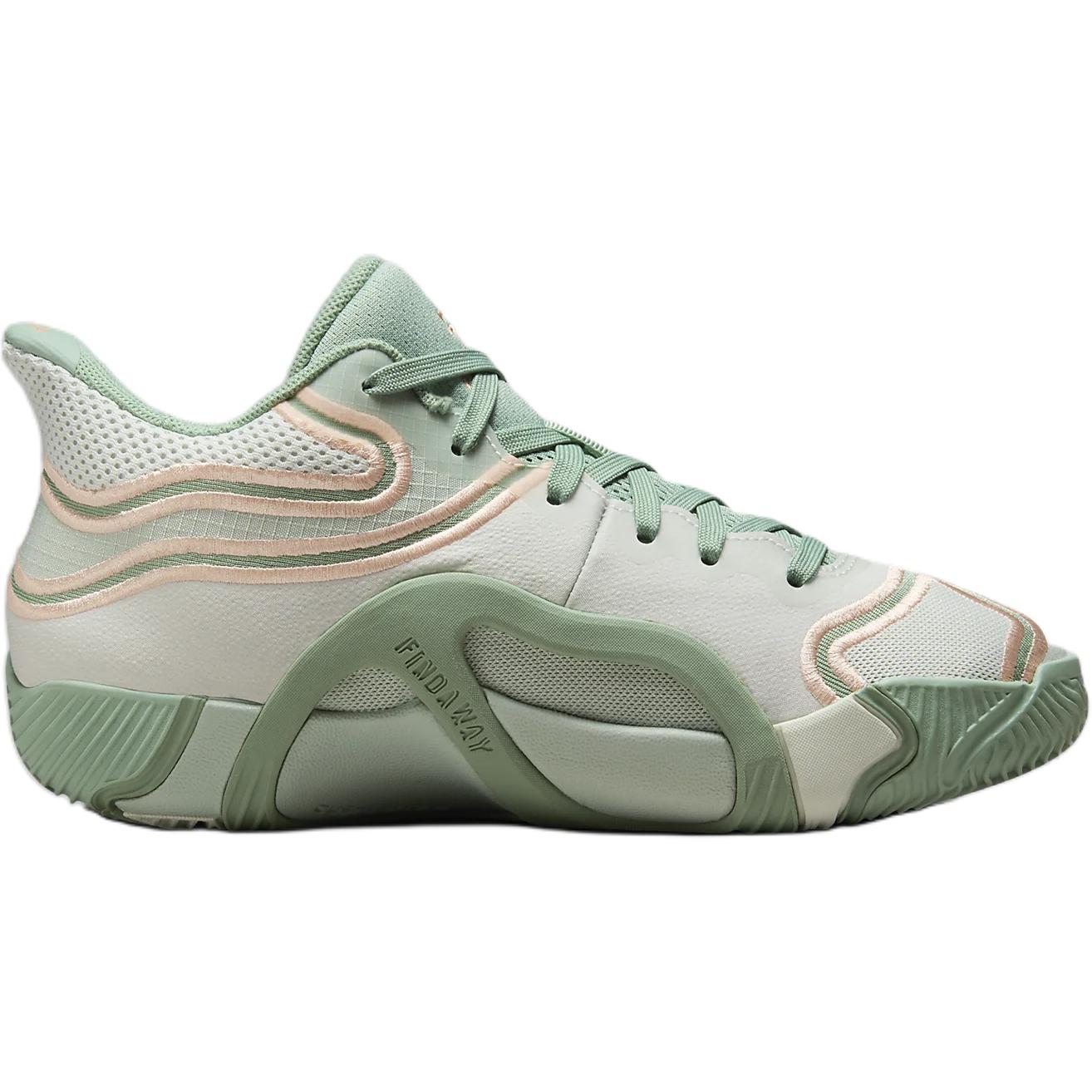Jordan Tatum 3 нескользящие износостойкие баскетбольные кроссовки мид-топ beige green детские — фото 4