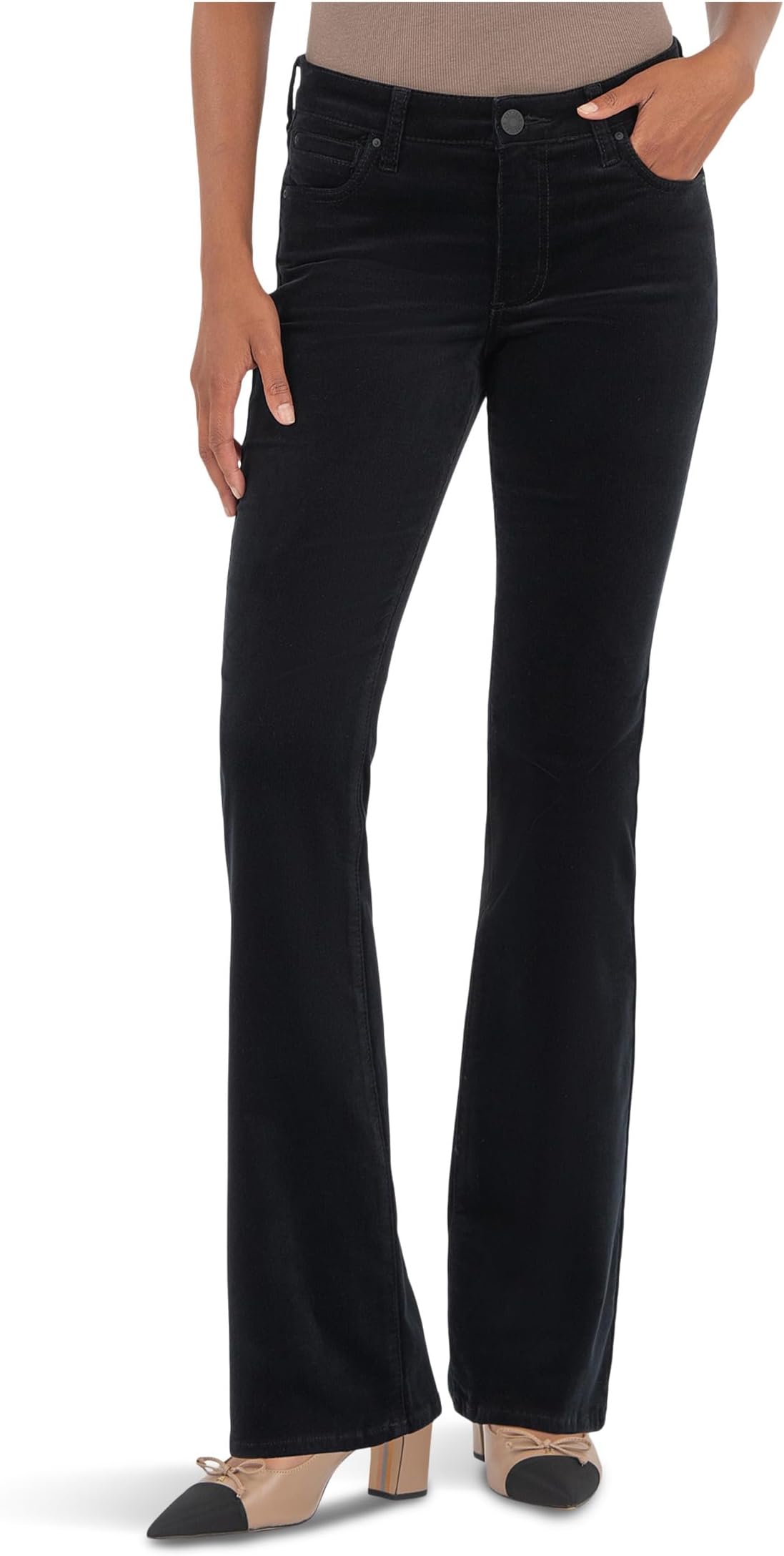 

Джинсы KUT from the Kloth Natalie Bootcut in Black, черный
