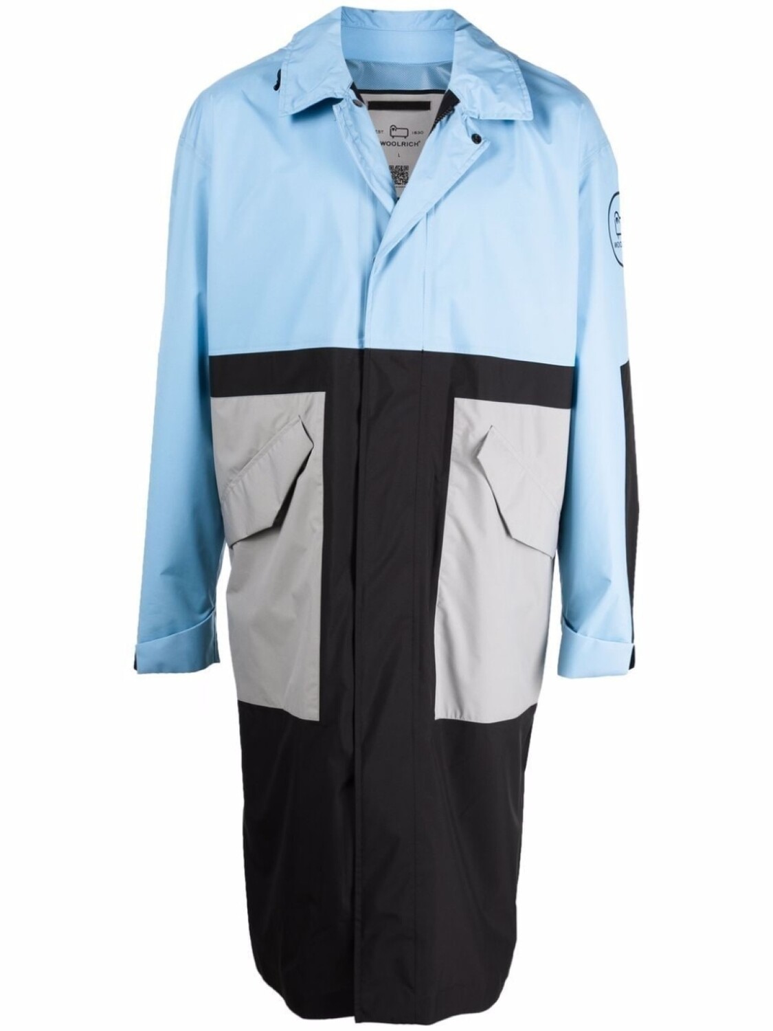 

Woolrich пальто Delaware со вставками, синий