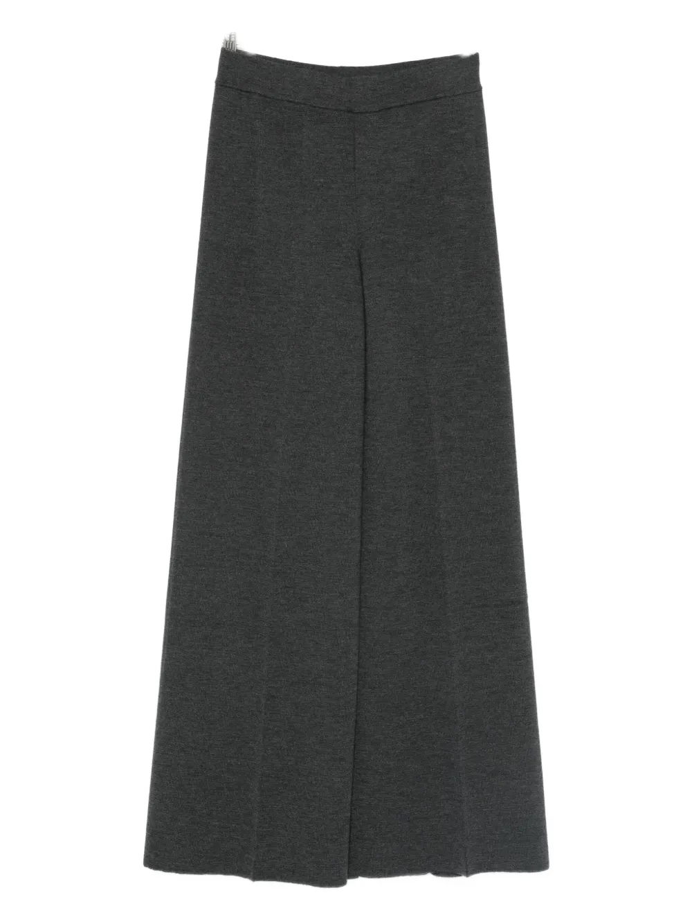 

Шерстяные брюки широкого кроя Gran Sasso, серый