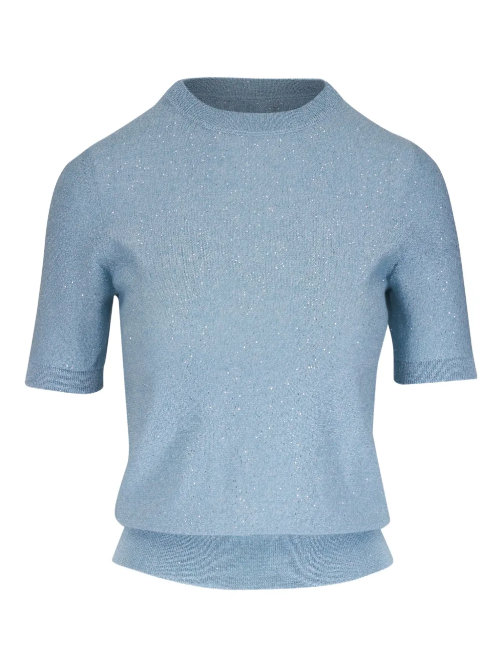 

Топ тонкой вязки Kinross Cashmere, синий