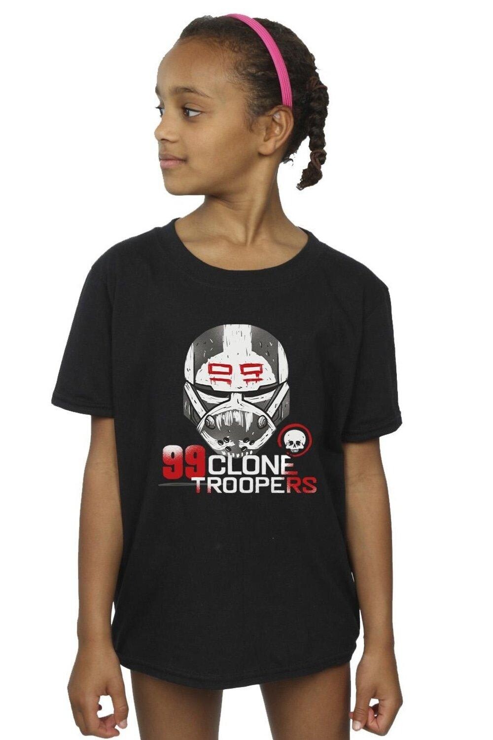 

Хлопковая футболка The Bad Batch 99 Clone Troopers Star Wars, черный