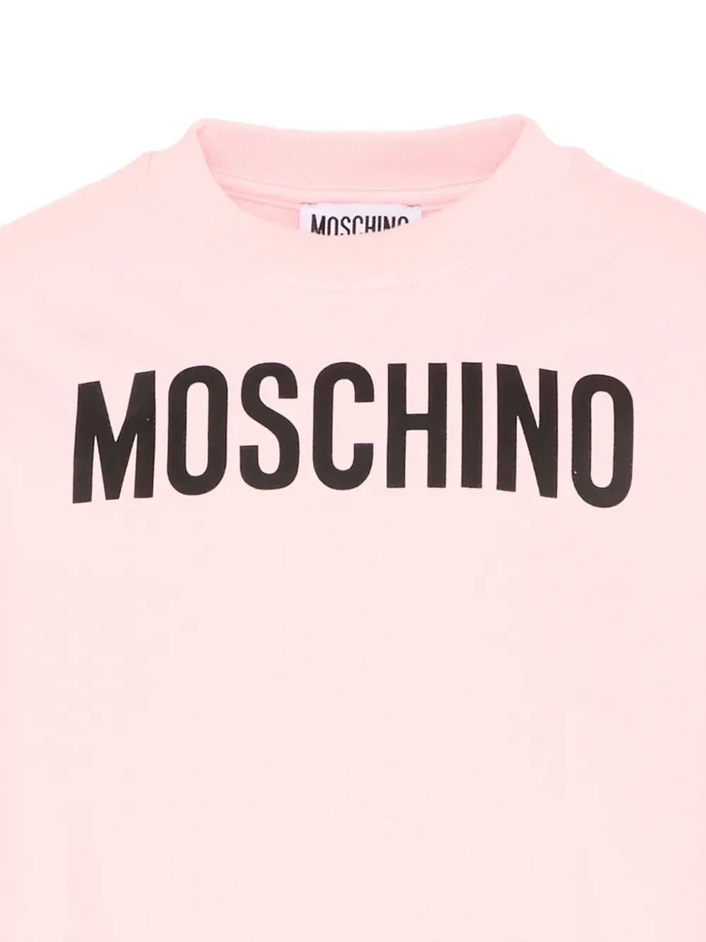 Толстовка с логотипом Moschino Kids, розовый — фото 3