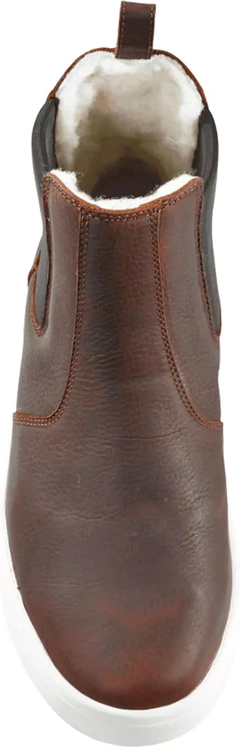 

Зимние мужские ботинки Baffin STRATHCONA | Теплые водонепроницаемые утепленные кожаные ботинки без шнурков с шерстяной подкладкой и противоскользящей подошвой, коричневый