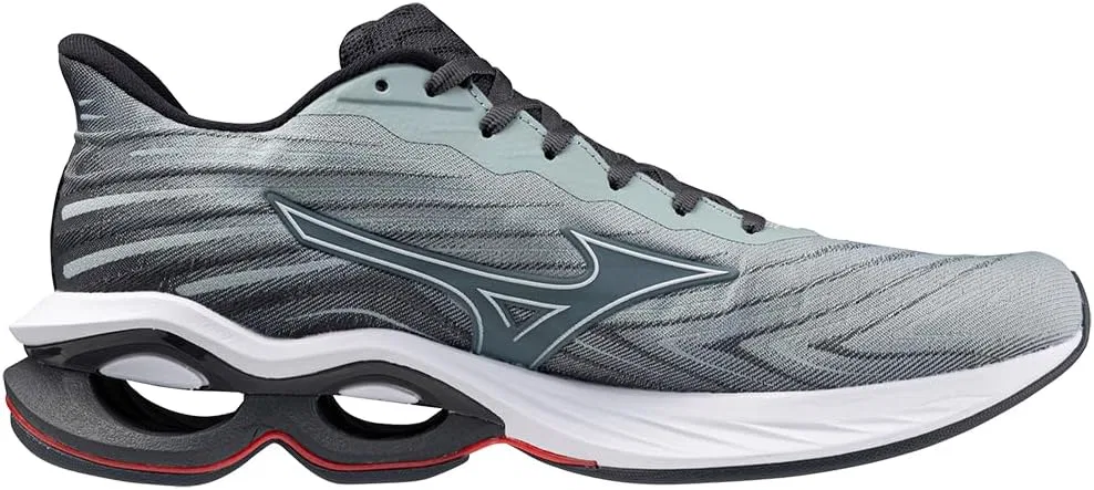 Женские беговые кроссовки Mizuno Wave Nexus 6, Grey Mist White — фото 3
