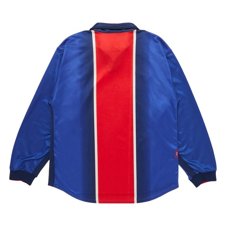 Джерси Nike Paris Saint-Germain Long-Sleeve 'Blue/Red', синий — фото 2