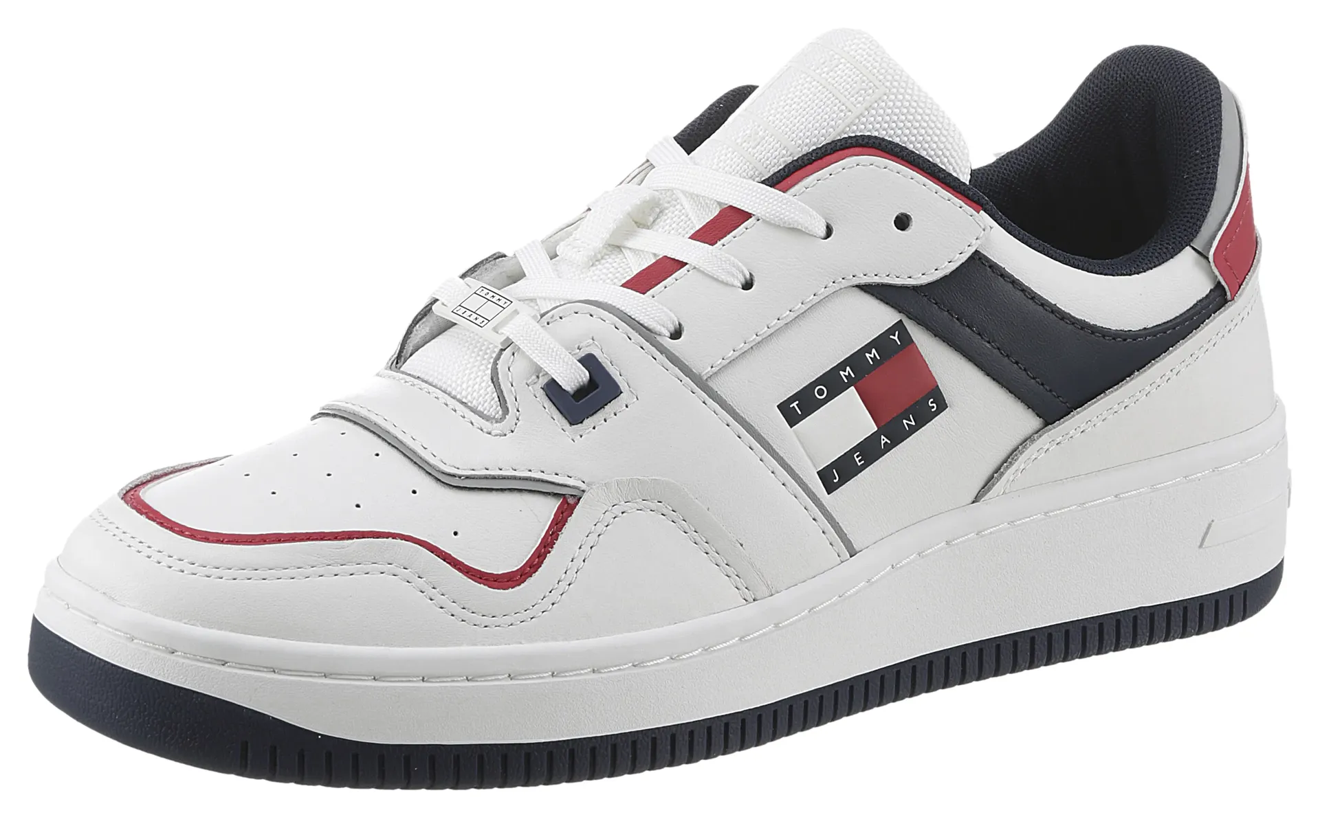 

Кроссовки Tommy Jeans "TJM RETRO BASKET CUPSOLE", красный