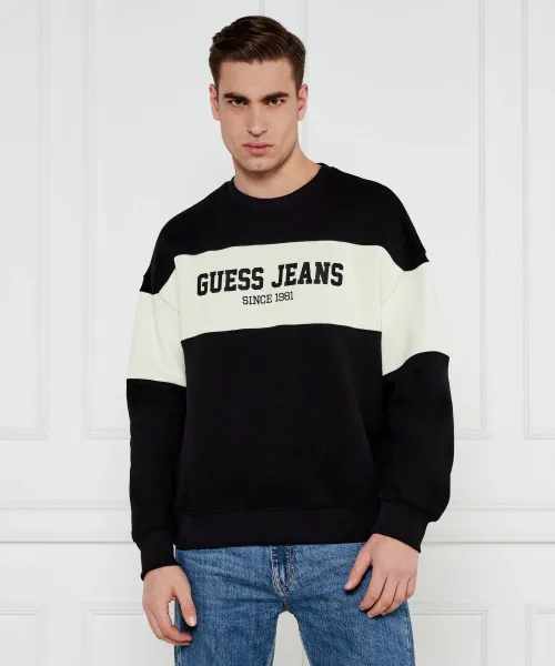 

Толстовка Horizont Oversize fit Guess Jeans, черный