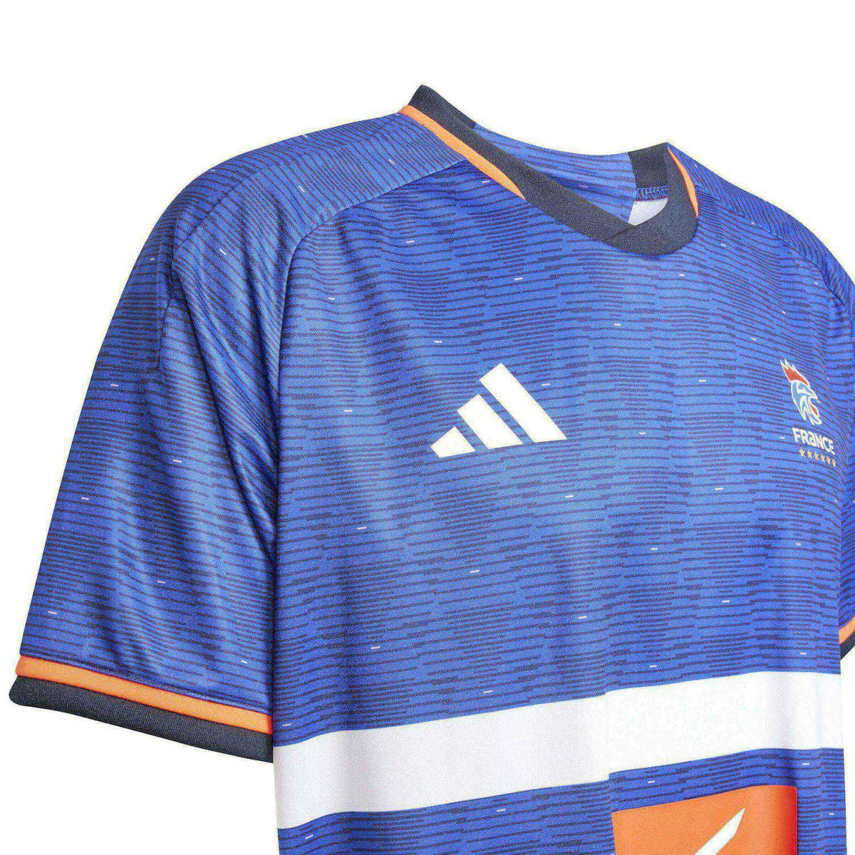 Мужская футболка для гандбола FFHB REP adidas, синий — фото 3