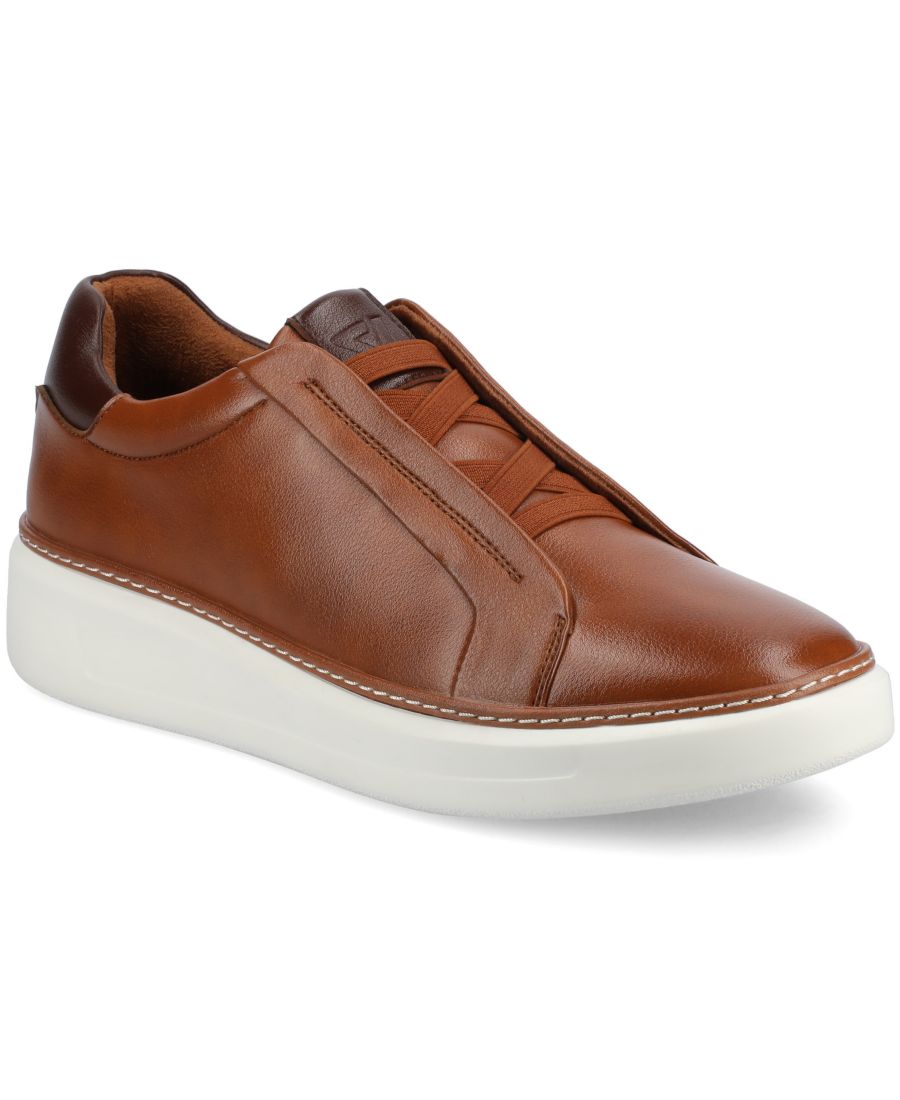

Мужские кроссовки Forbes Comfort Slip On Luxe Low Top Flexible Sneakers Vance Co, Tan