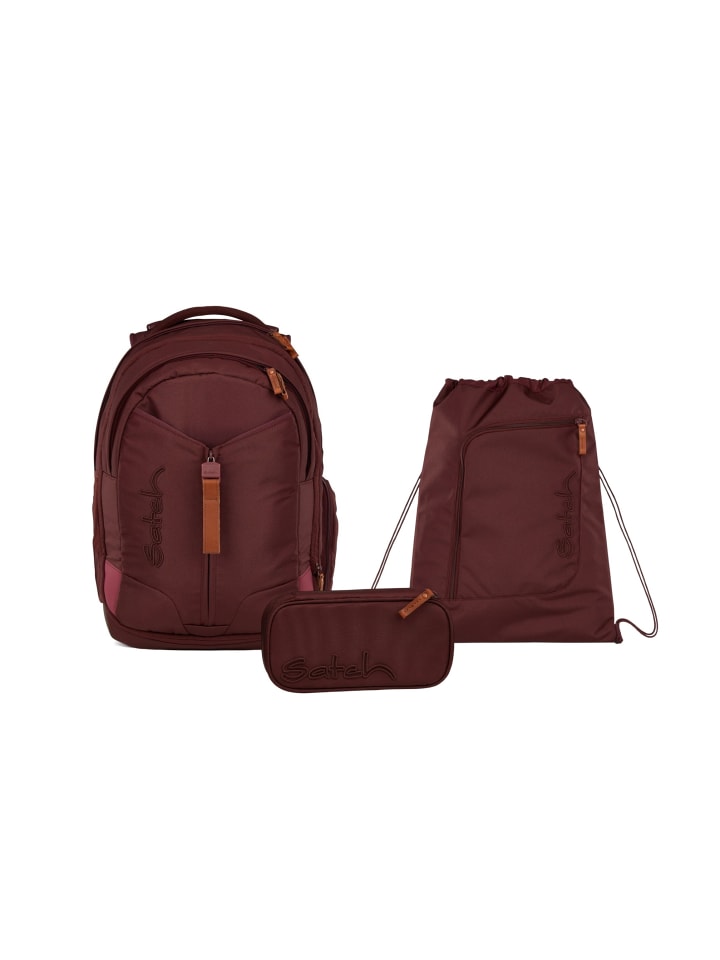 

Satch Набор из трех школьных рюкзаков MATCH Nordic Ruby, красный