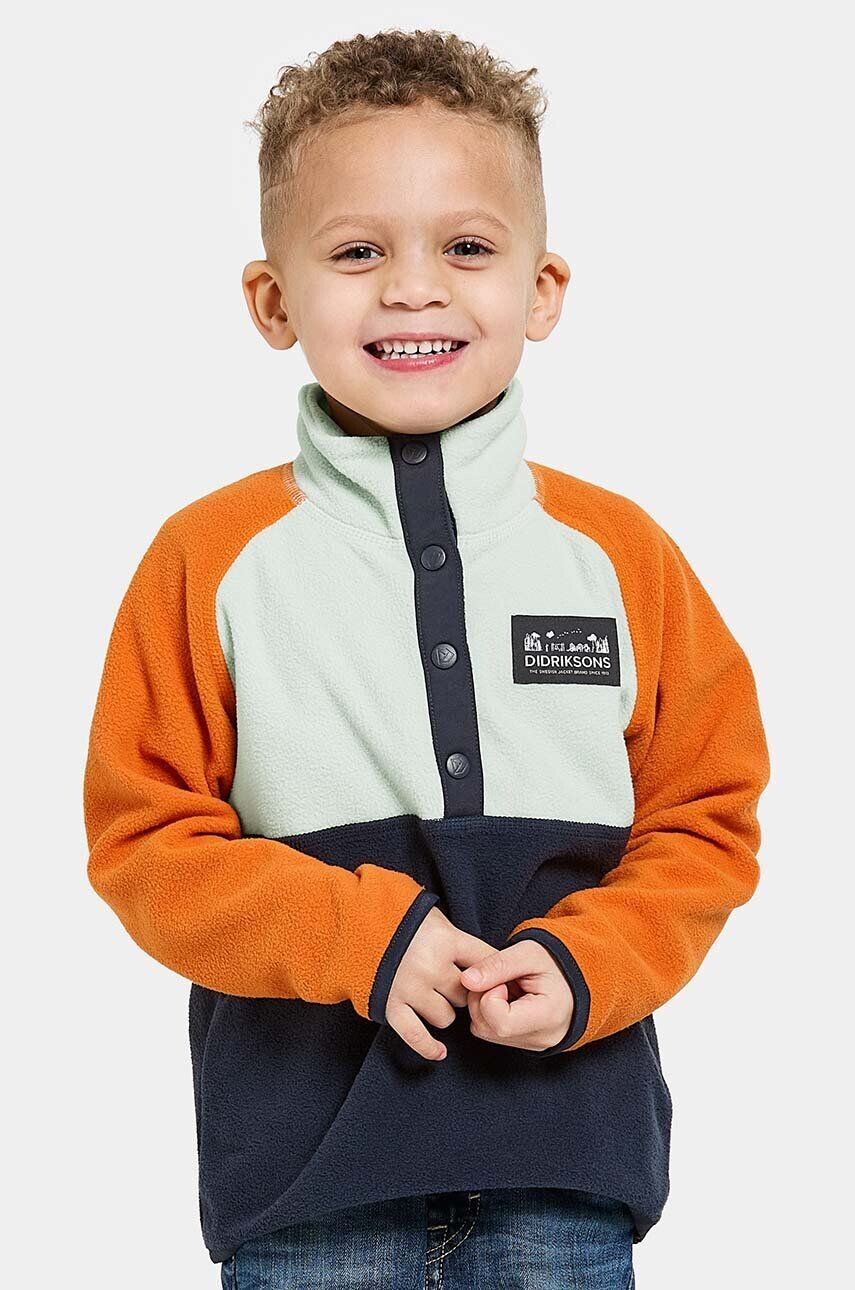 

Детская флисовая толстовка MONTE KIDS HALF BU Didriksons, темно-синий