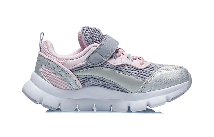 Кроссовки LINING YOUNG Kids Lifestyle Shoes PS Low-top Cloudy Grayish Purple/pale Pink — фото 2