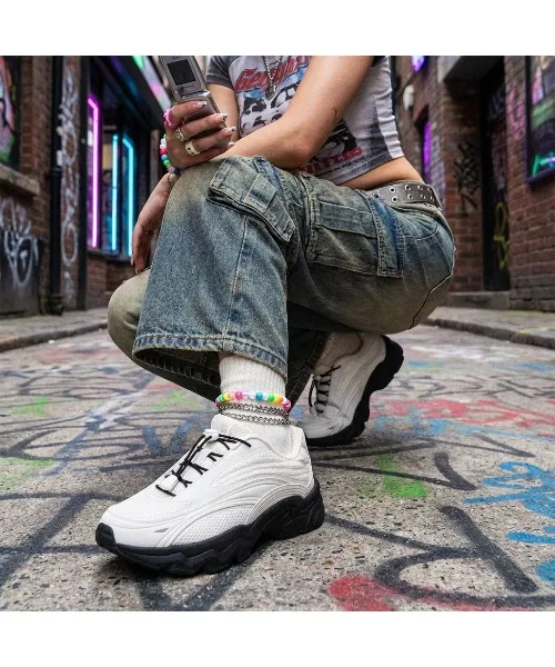 Унисекс кроссовки FILA PANTERA 99/25, с футуристичным дизайном, белые