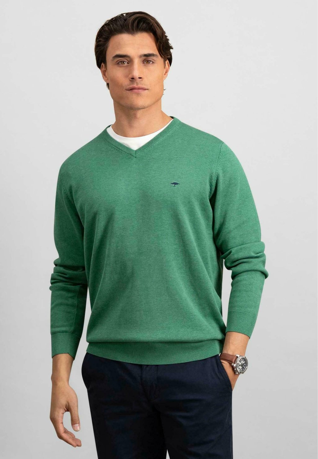 

Джемпер V-NECK Fynch-Hatton, зеленый