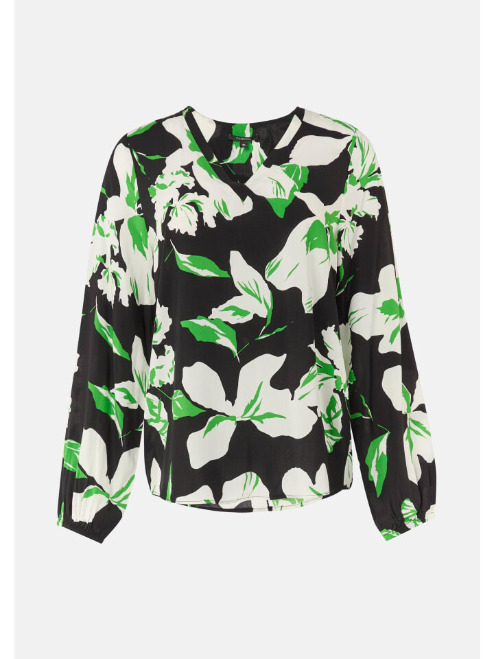 

Блуза comma Bluse langarm, цвет Mehrfarbig-schwarz