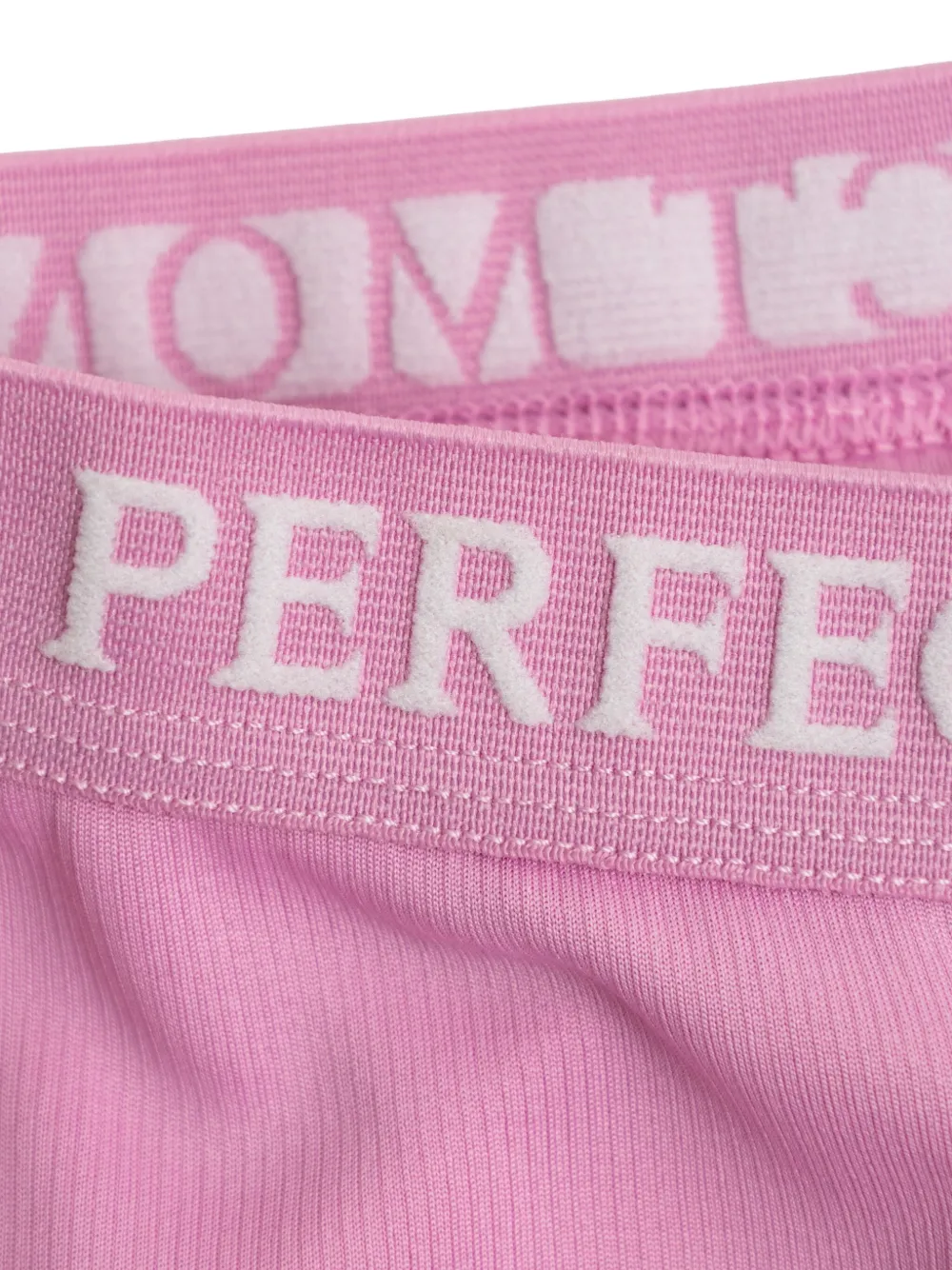 Леггинсы с боковой полосой и логотипом Perfect Moment Kids, розовый — фото 3