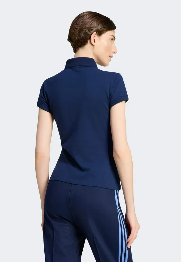 Поло Adidas Originals, цвет ночной индиго-блю фьюжн — фото 2