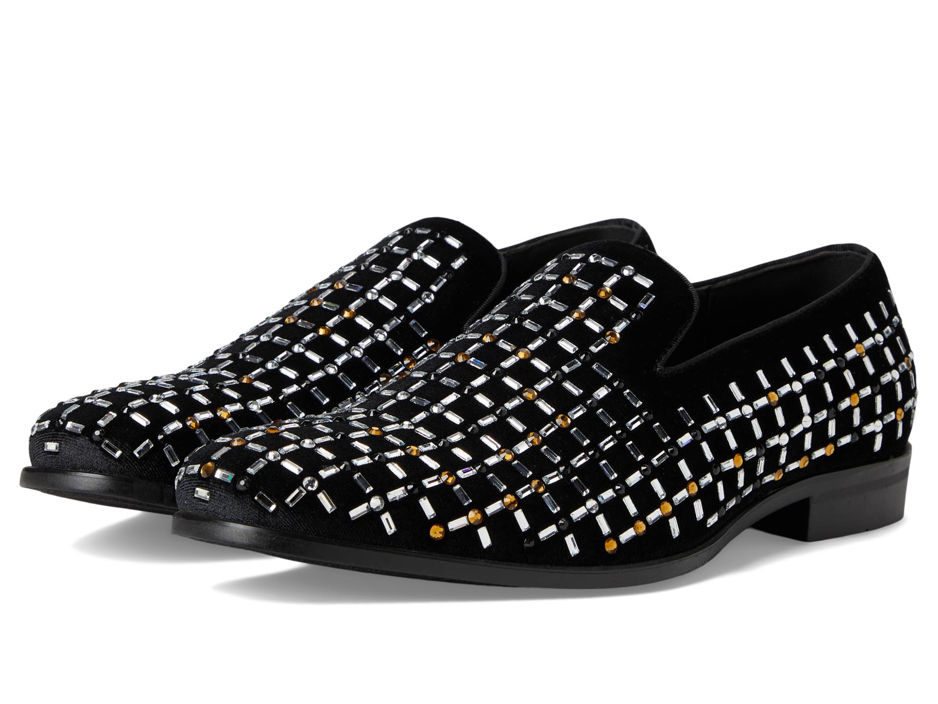 

Лоферы Stacy Adams Stallford Rhinestone Slip-On, черный мульти