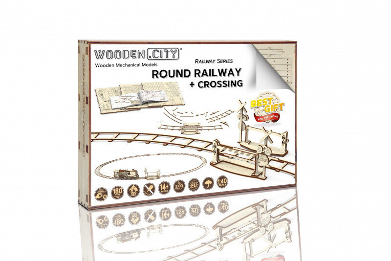 

Wooden.City, 3D пазл Овальные дорожки с проходом