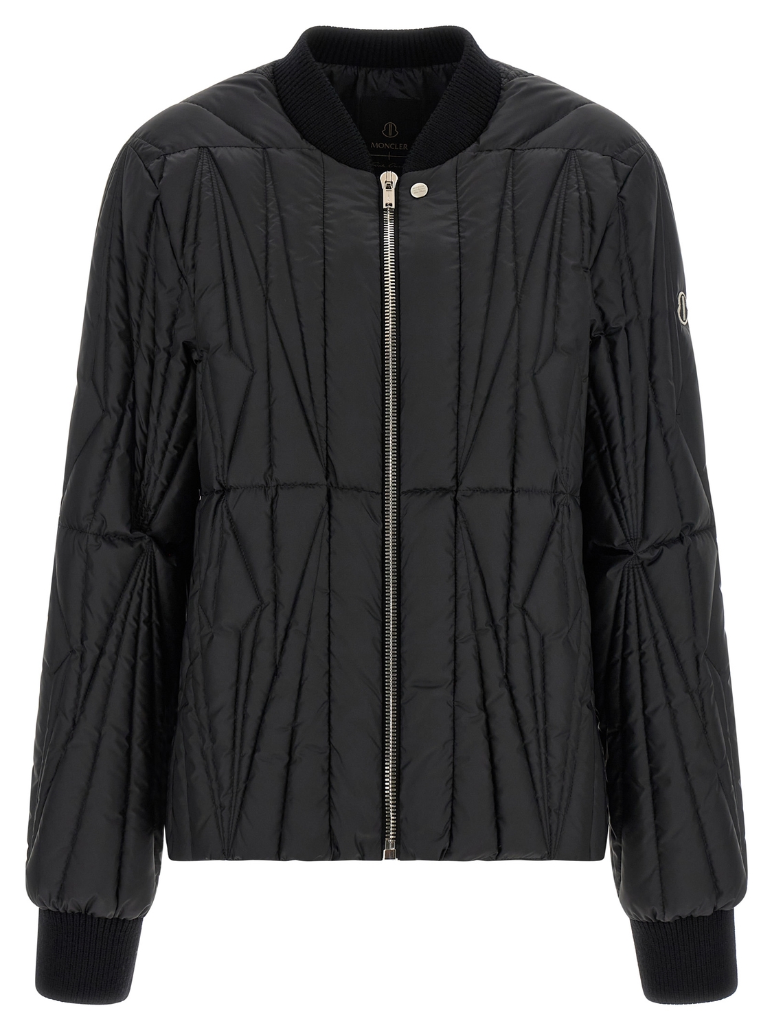 

Пуховик Moncler+Rick Owens 'Geocamo Flight', черный