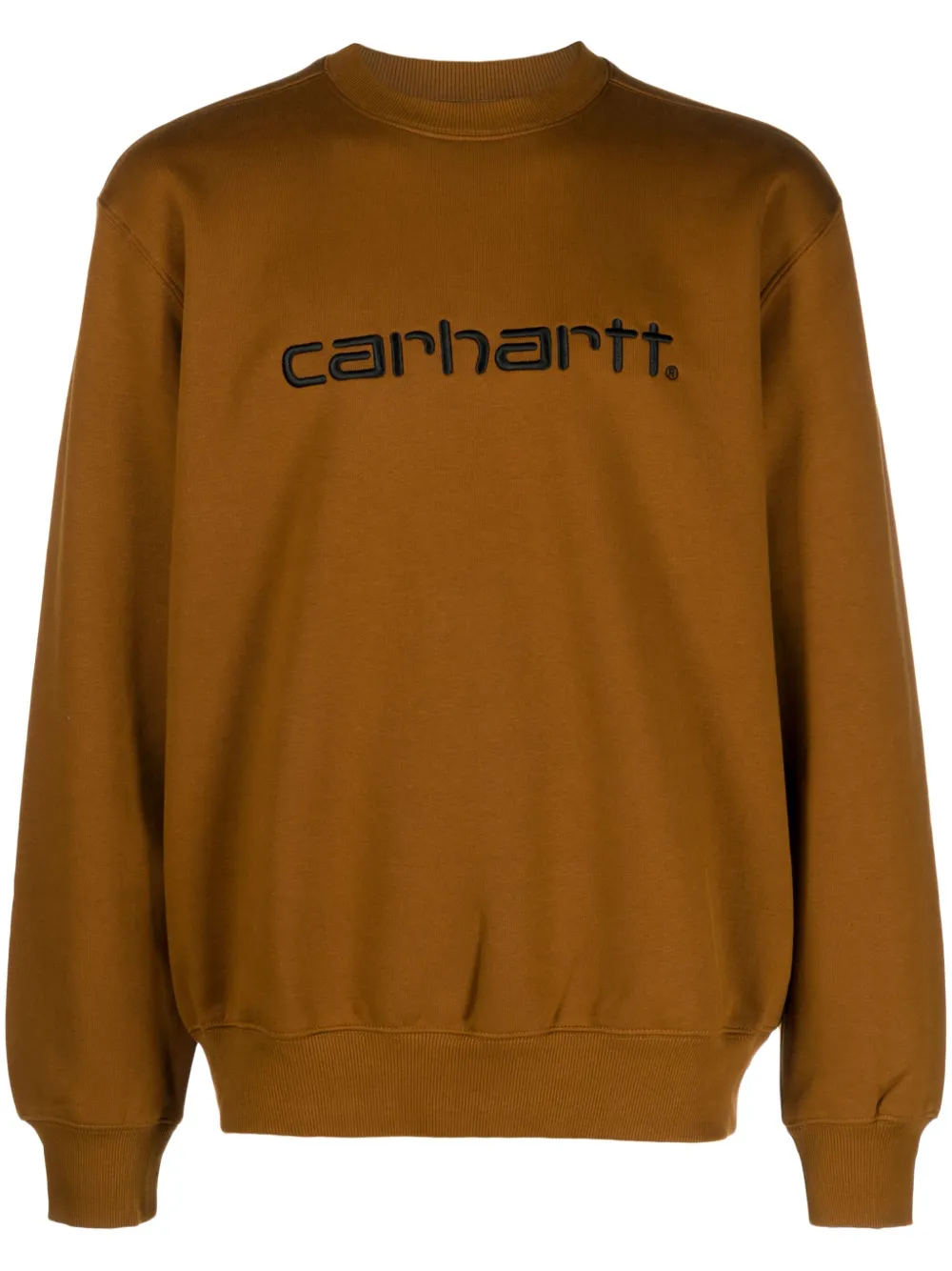 

Толстовка из джерси с вышитым логотипом CARHARTT WIP, коричневый