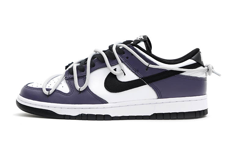 

Кроссовки Nike Dunk Skateboard Shoes Men Low-Top Purple Black White