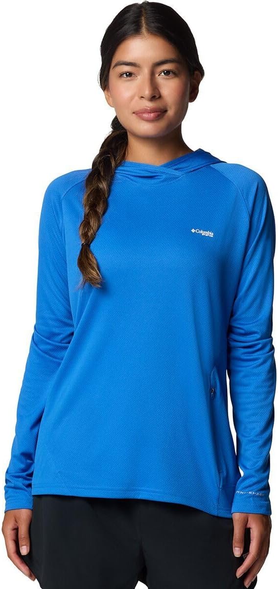 

Columbia женская толстовка PFG Solar Stream Elite, Vivid Blue