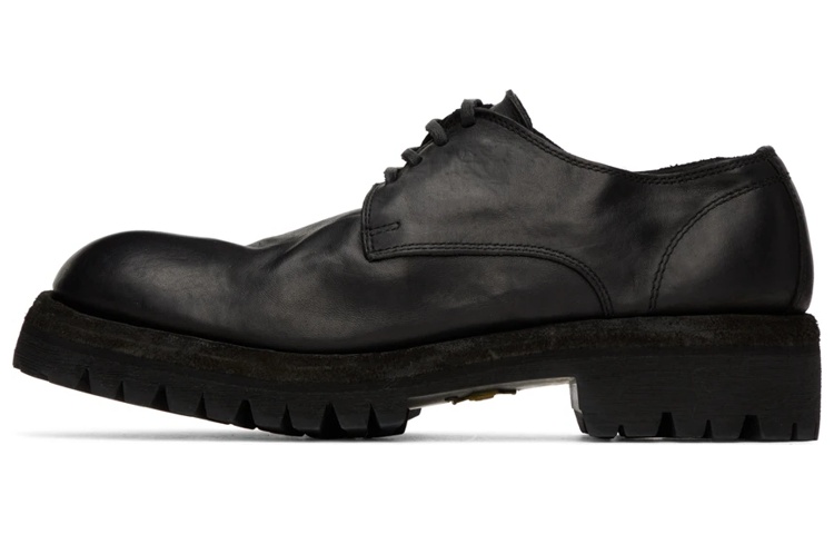 Дерби туфли классические туфли унисекс black GUIDI, Original Shoe Box Included — фото 3