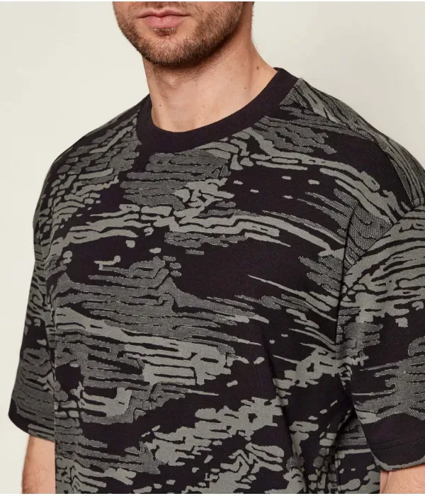 Футболка Te_wildnature relaxed fit Boss Orange, черный — фото 4